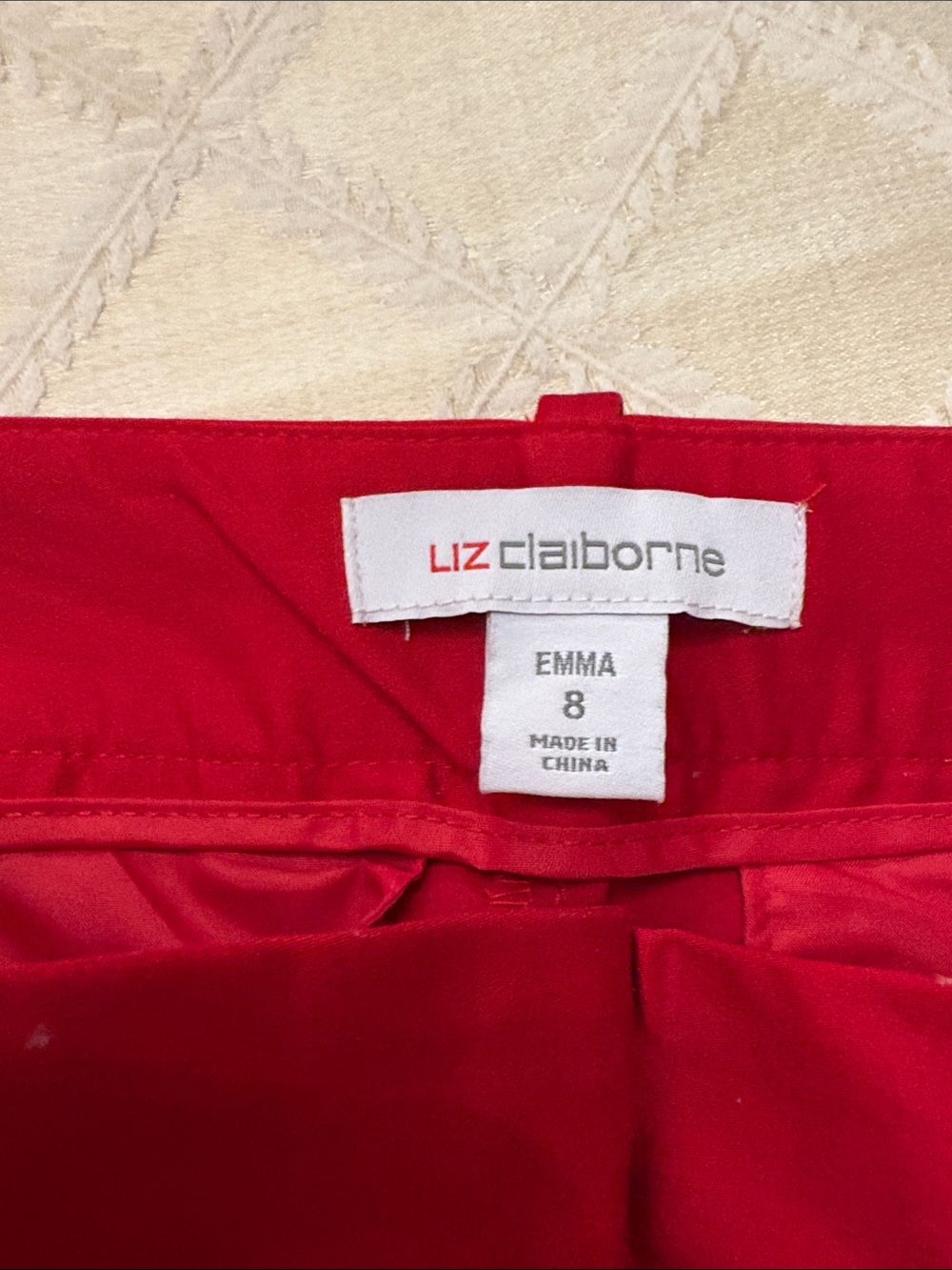 Liz Claiborne Emma women’s Trousers Red